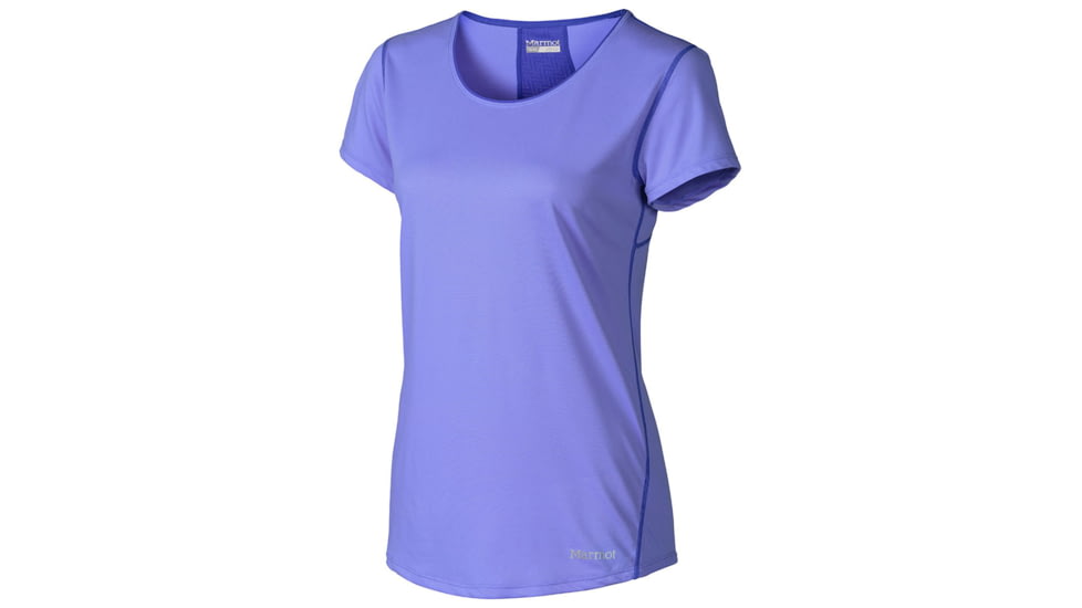 Marmot Womens Essential Short Sleeve Tee,Faded Ink/Blue Dusk,Large MAR0947-FI-BD-LG