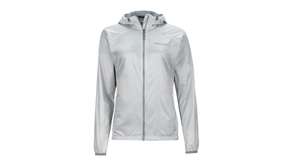 Marmot Womens Ether DriClime Hoody, Glacier Grey, M, 56080-1128-M