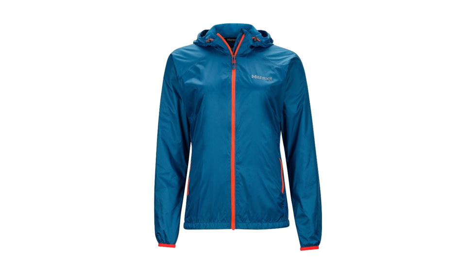 Marmot Womens Ether DriClime Hoody, Slate Blue, L, 56080-3870-Slate Blue-L