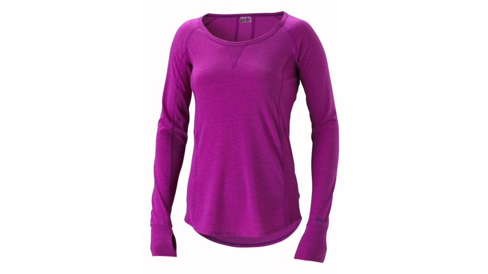Marmot Womens Helen Long Sleeve Shirt,Beet Purple,Medium MAR1310-BTP-MD