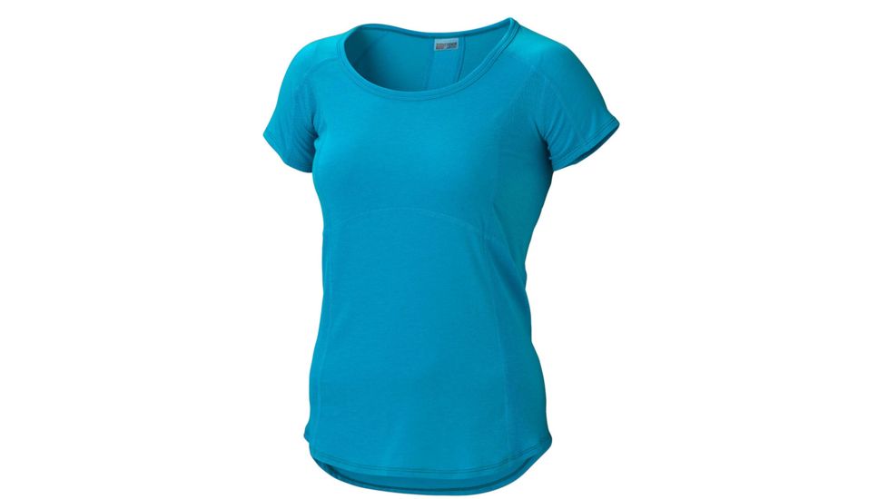 Marmot Womens Helen Short Sleeve Shirt,Ocean,Small MAR1163-OC-SM