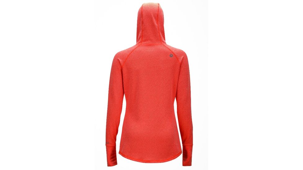 Marmot Womens Pace Hoody, Neon Coral, XS, 58960-8599-Neon Coral-XS