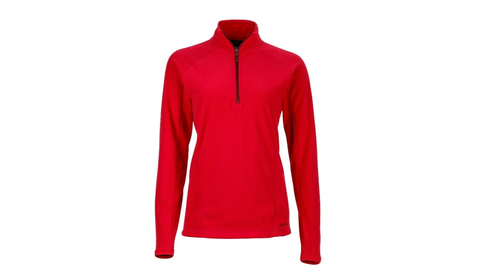 Marmot Womens Rocklin 1/2 Zip, Persian Red, S, 88990-6347-Persian Red-S