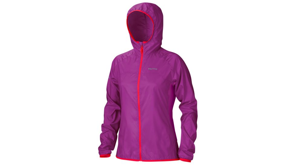 Marmot Womens Trail Wind Hoody,Beet Purple,Large MAR0312-BTP-LG