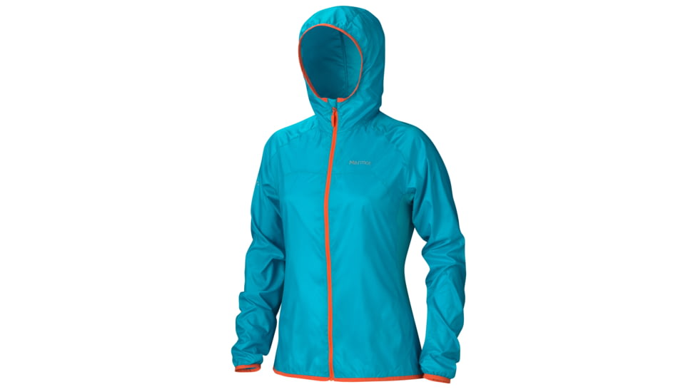 Marmot Womens Trail Wind Hoody,Sea Glass,Large MAR0312-SGL-LG