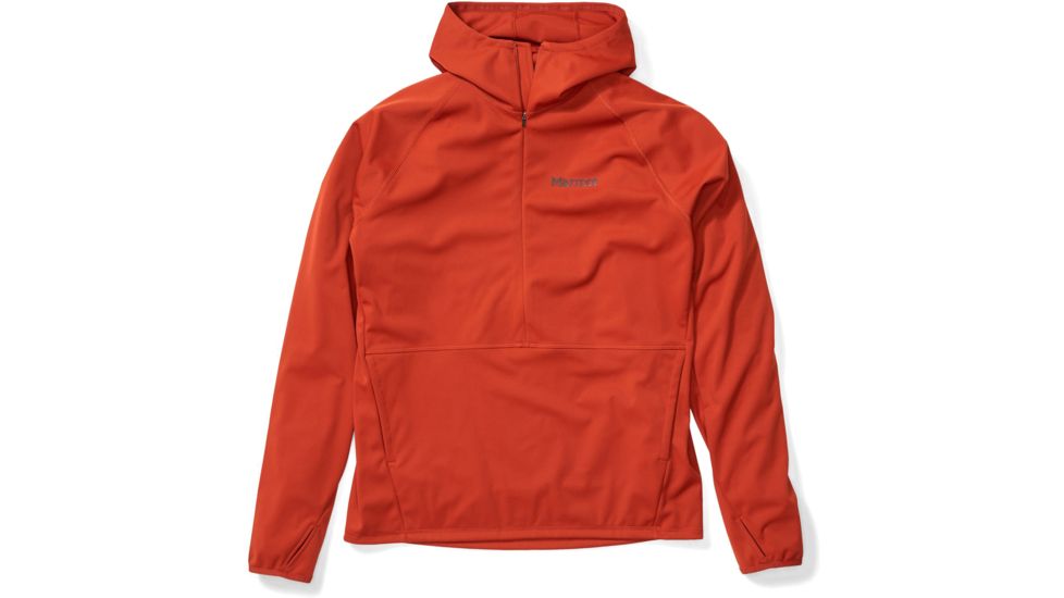 Marmot Zenyatta 1/2 Zip Hoodie - Mens, Picante, Extra Large, 81330-6740-XL