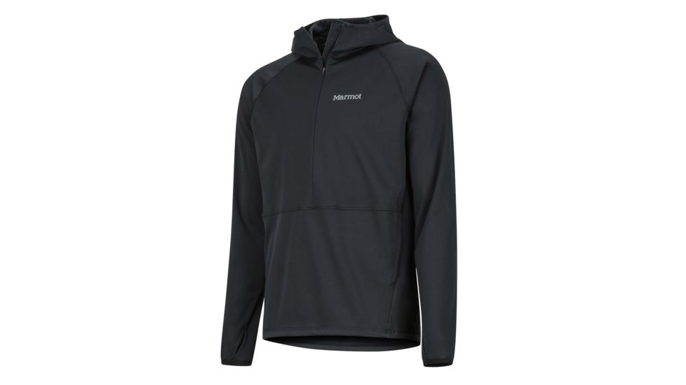 Marmot Zenyatta 1/2 Zip Hoodie - Mens, Black, Small, 81330-001-S
