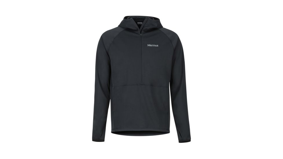 Marmot Zenyatta 1/2 Zip Hoody - Mens, Black, Small, 81330-001-S