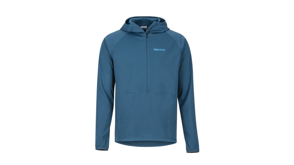 Marmot Zenyatta 1/2 Zip Hoody - Mens, Denim, Medium, 81330-200-M