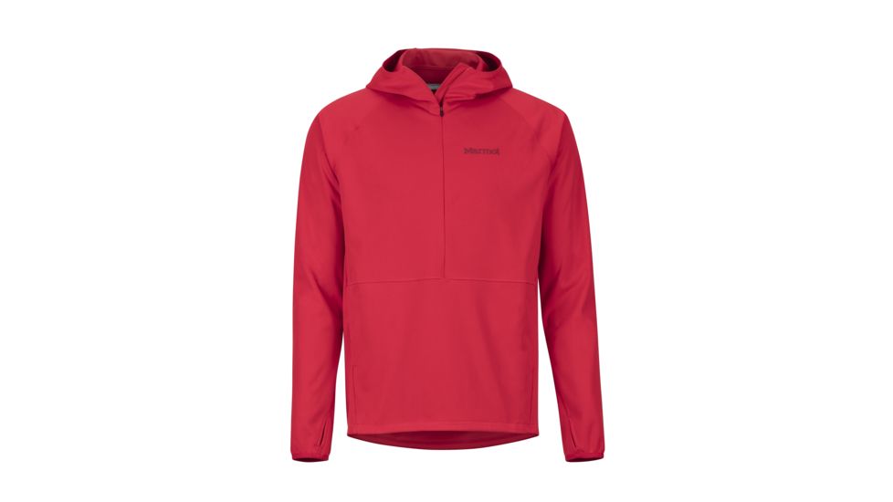 Marmot Zenyatta 1/2 Zip Hoody - Men's, Team Red, 2XL, 81330-6278-XXL