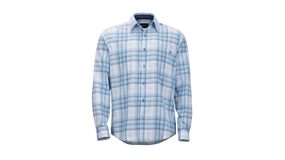 Marmot Zephyr Long Sleeve Shirt - Mens, Vintage Navy, L 44360-2636-L