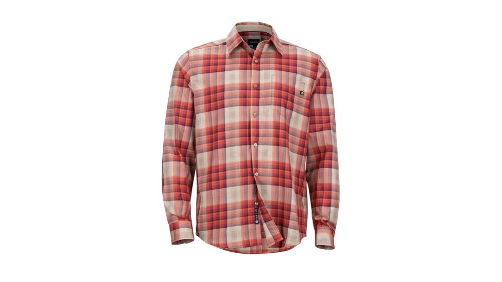 Marmot Zephyr Long Sleeve Shirt - Mens, Auburn, M 44360-9011-M