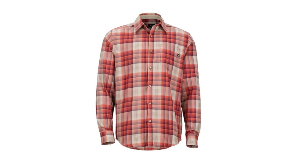 Marmot Zephyr Long Sleeve Shirt - Mens, Auburn, M 44360-9011-M