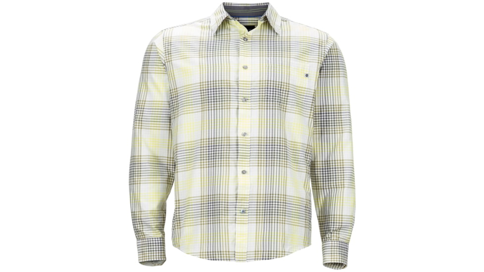 Zephyr Long Sleeve Shirt - Mens-Yellow-Small