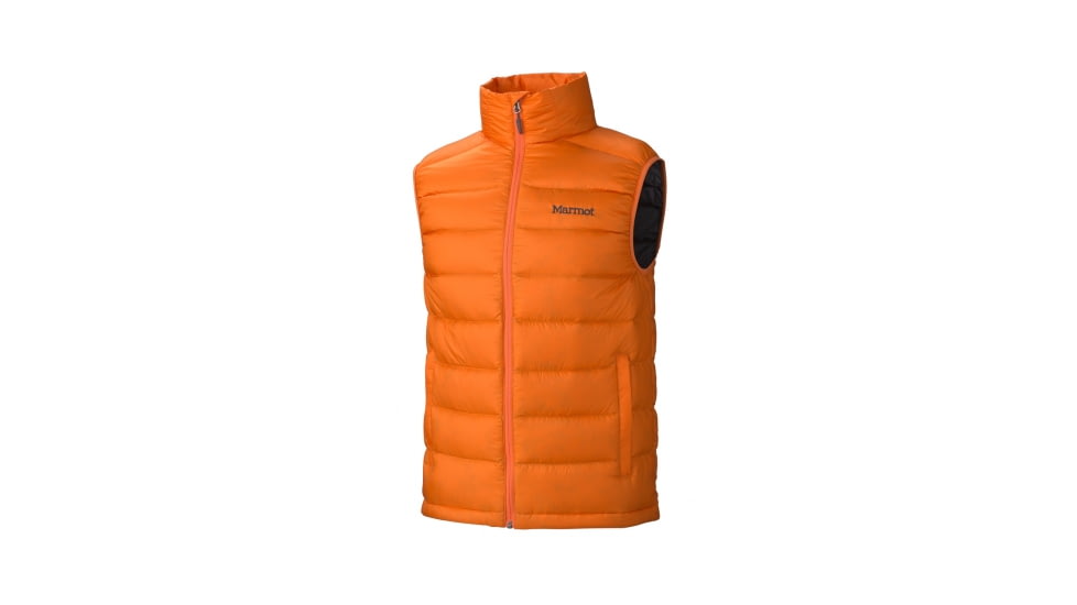 Marmot Zeus Vest - Men's-Small-Orange Spice