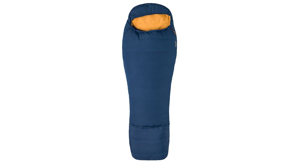 Marmot Zuma 30 Sleeping Bag, Total Eclipse/Buckthorn Brown, Reg 6ft0in/Left Zip, 38730-1550-LZ