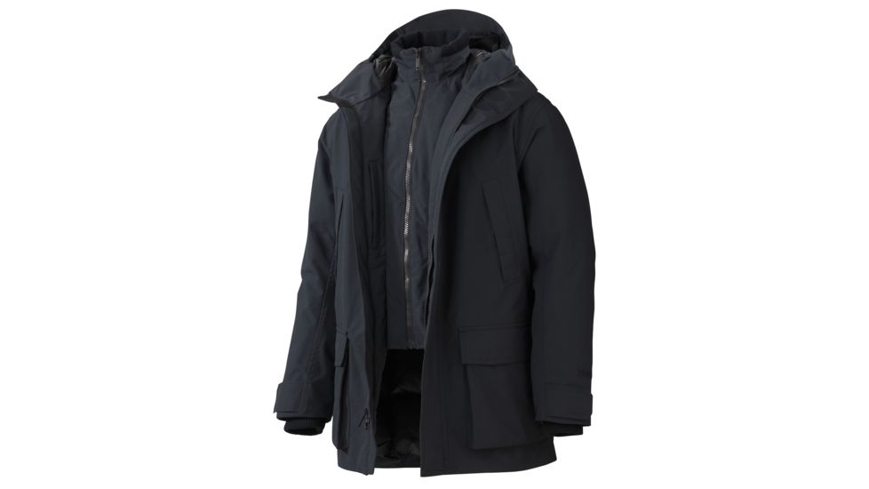 Zurich Parka - Mens -Black-X-Large