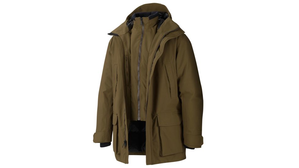 Zurich Parka - Mens -Brown Moss-X-Large