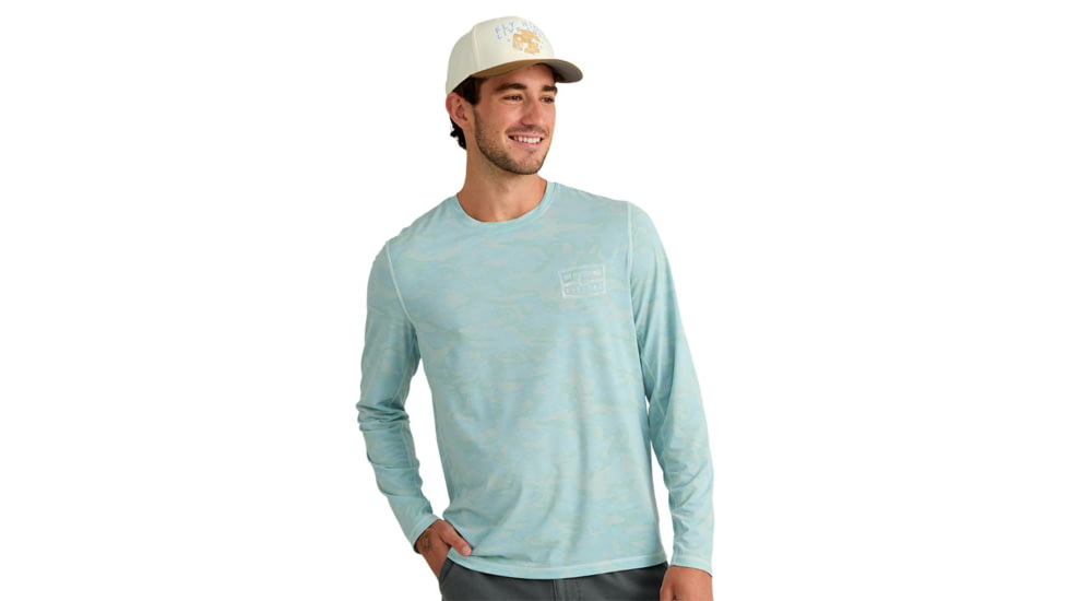 Marolina DBA HUK Huk Drift Performance Long Sleeve Shirt Heron Blue XL, H1200735-395-XL
