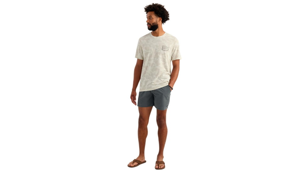 Marolina DBA HUK Huk Drift Performance Short Sleeve Shirt Silver Birch Camo M, H1200736-189-M