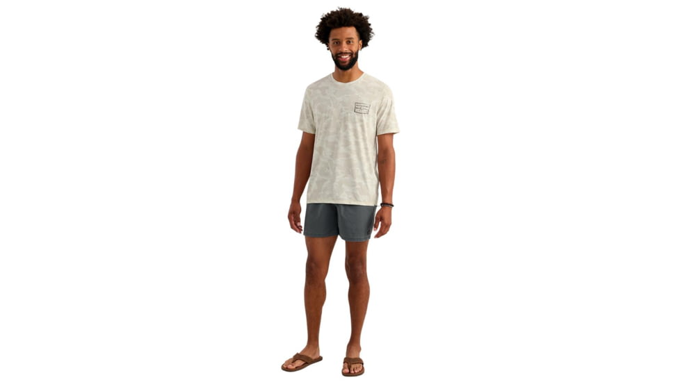 Marolina DBA HUK Huk Drift Performance Short Sleeve Shirt Silver Birch Camo S, H1200736-189-S