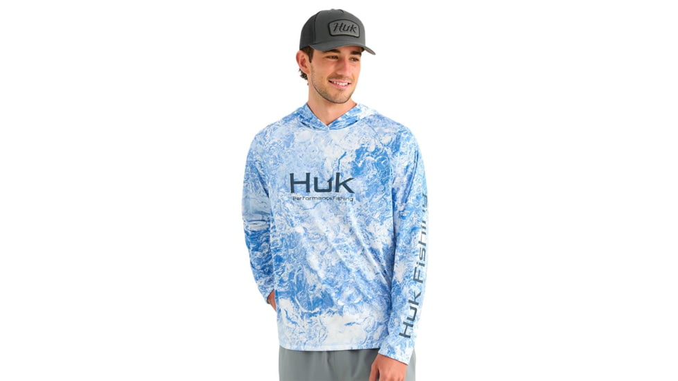 Marolina DBA HUK Huk Mossy Oak Pursuit Performance Hoodie MO Regatta 2XL, H1200611-431-XXL