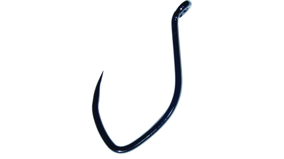Maruto SICKLE Grabber Hook, Semi Razor Point, 10X Single Sickle, Black Nickel, Size 3/0, 8 Per Pack, Sickle 3/0-8