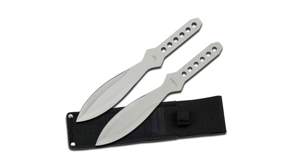 Master Cutlery 2 Throwing Knife Set, Stainless, PAK-312-L2