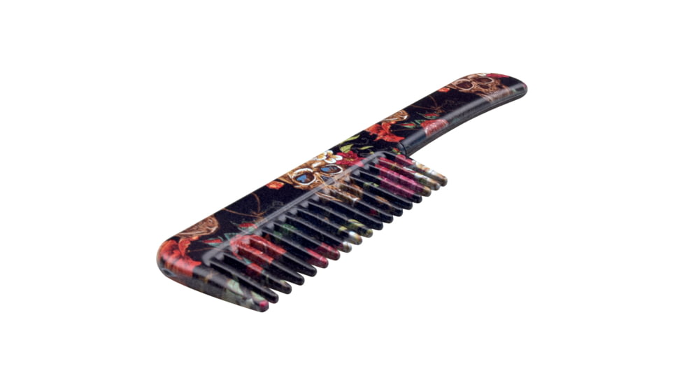 Master Cutlery BladesUSA Self Defense Comb Knife, 3 in, 3Cr13 Stainless Steel Stainless Steel, Spear Point, Multicolor, PK-107S