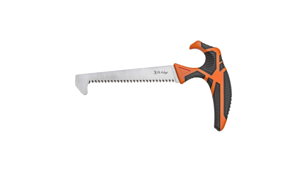 Master Cutlery Elk Ridge T-Handle Trek Saw, 5in 5Cr15 Blade, Black/Orange, ERTKSAW001