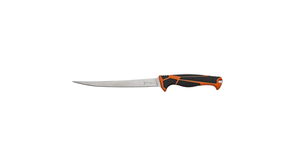 Elk Ridge Trek 7in Fixed Blade Knife, 7 in, Stainless Steel, Fillet, ERTKFIX002