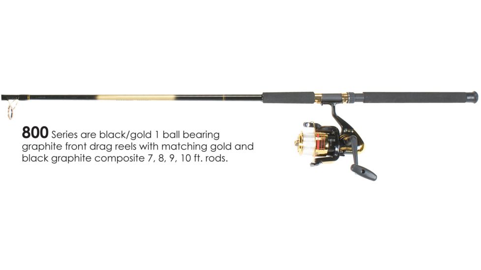 Master Fishing Tackle Corporation Sw Spin 8ft. 0in. 2Pc 1Bb W/Line 846261