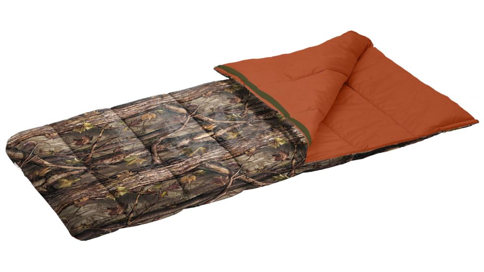 Master Sportsman Youth Outdoorsman 25-35 Degree Sleeping Bag, Sherbrooke Camo, 29In X 66In, JWK2301HDZ15