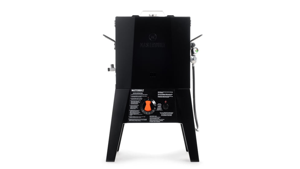 Masterbuilt 16 Quart Propane Fryer with Thermostat Control, Black, Small, MB20020120