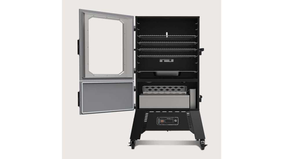 Masterbuilt 40in Digital Charcoal Smoker, Black, Large, MB20060321