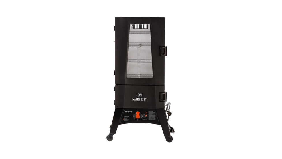 Masterbuilt 40in ThermoTemp XL Propane Smoker with Window, Black, Medium, MB20051316
