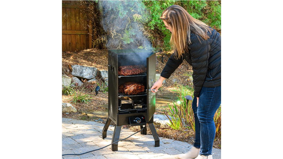 Masterbuilt Analog Electric Smoker, Black, Small, MB20077618