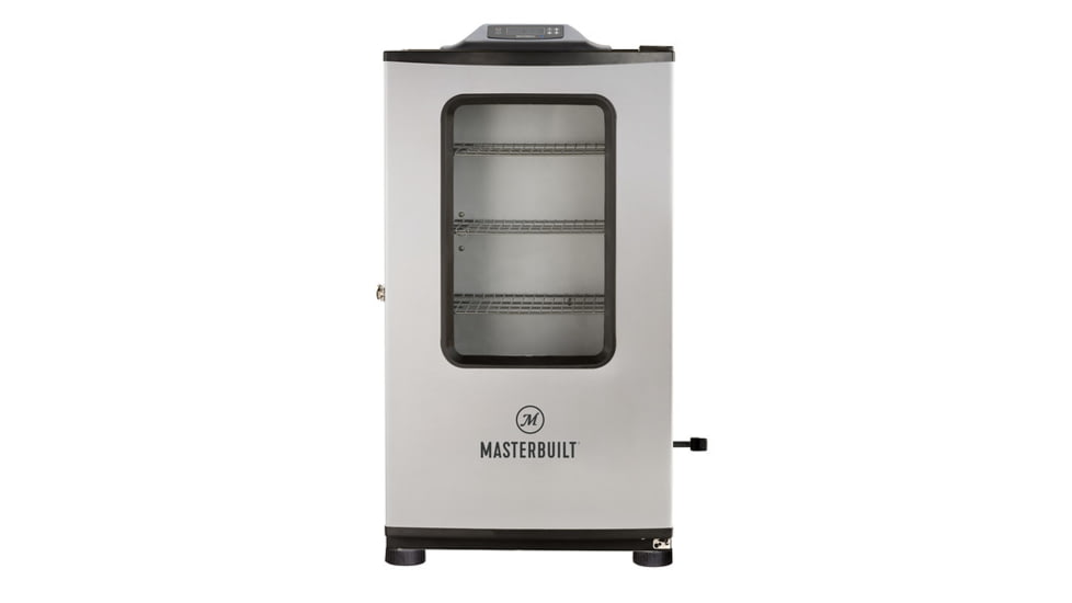 Masterbuilt MES 140G Bluetooth Digital Electric Smoker, Stainless Steel, Silver, Medium, MB20074719