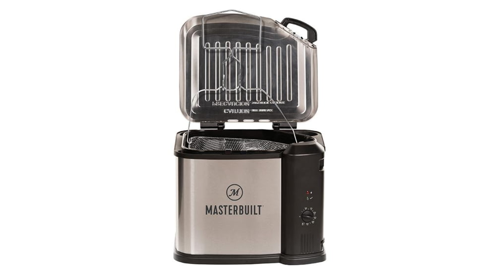 Masterbuilt XL Electric Fryer, Boiler, Streamer, Silver, Small, MB20012420