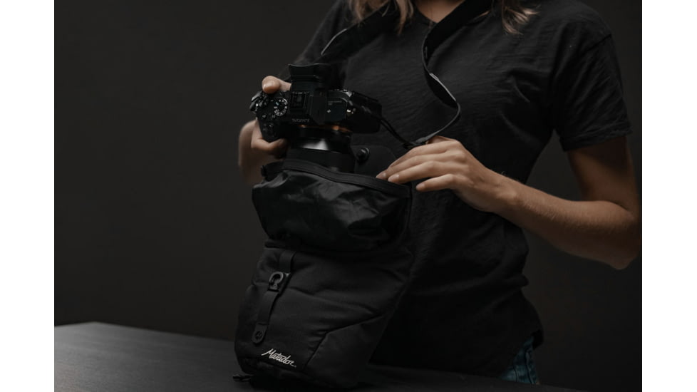 Matador Camera Base Layer, Charcoal/Black, One Size, MATCBL001BK