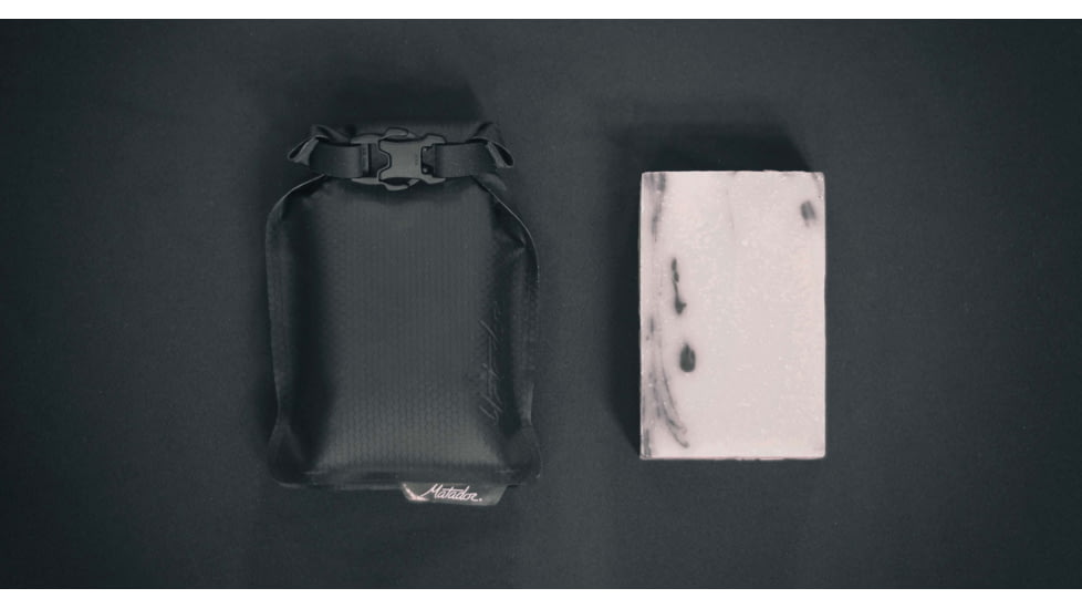 Matador FlatPak Soap Bar Case, Charcoal/Black, One Size, MATFPS1001B