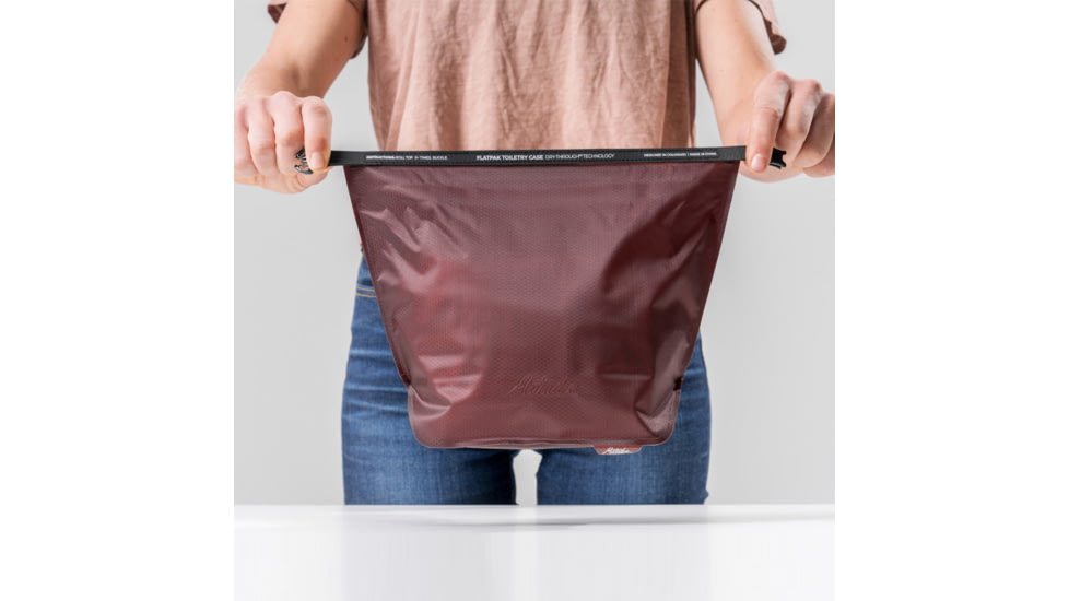 Matador FlatPak Toiletry Case, Garnet, MATFPC001R