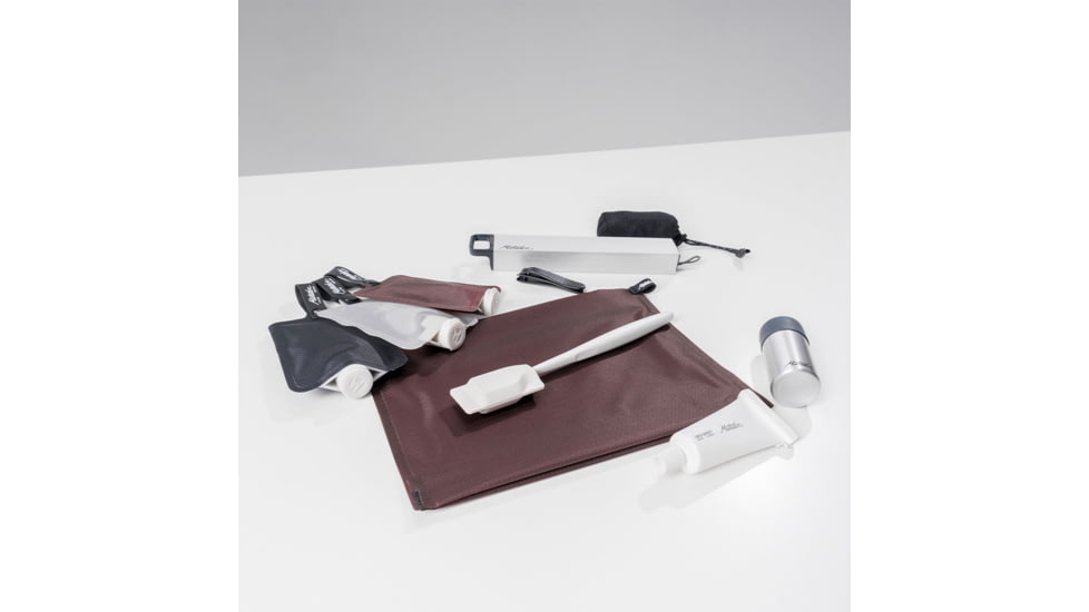 Matador FlatPak V2 Zipper Toiletry Case, Garnet Red, MATFP2Z001R