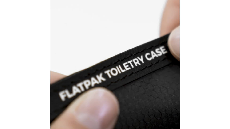 Matador FlatPak Waterproof Toiletry Case, Charcoal/Black, One Size, MATFPC001B