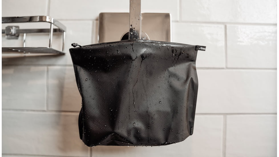 Matador FlatPak Zipper Toiletry Case, Charcoal/Black, One Size, MATFPZ001CH