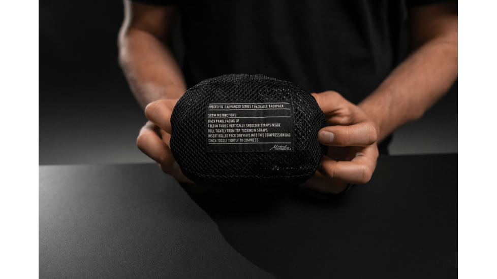 Matador Freefly 16 Packable Backpack, Charcoal/Black, MATFF163001BK