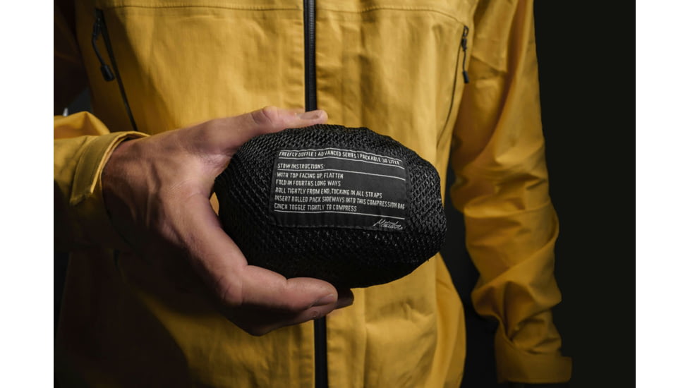 Matador Freefly Packable Duffle, Charcoal/Black, 30 liter, MATFFD001BK