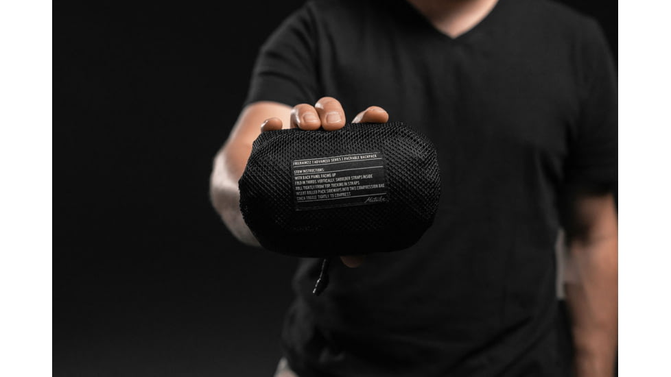 Matador Freerain 22 Waterproof Packable Backpack, Charcoal/Black, MATFR223001BK