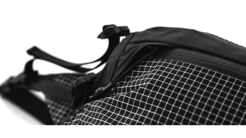 Matador Freerain Waterproof Packable Hip Pack, Charcoal/Black, 2-4 liter, MATFRHP001BK