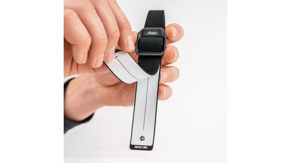 Matador Gear Tags, 2pk, Black, MATGT1001BK